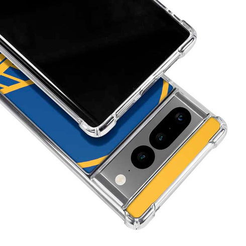 NBA Golden State Warriors Large Logo Google Pixel 7 Pro Clear Case